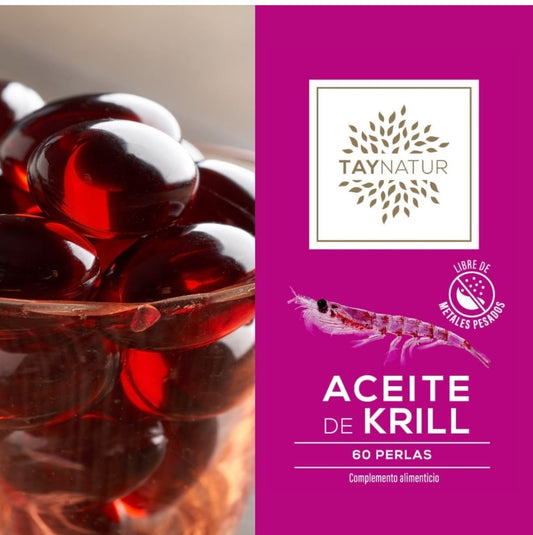 ACEITE DE KRILL COMPLEMENTO ALIMENTICIO TAYNATUR 60 PERLAS