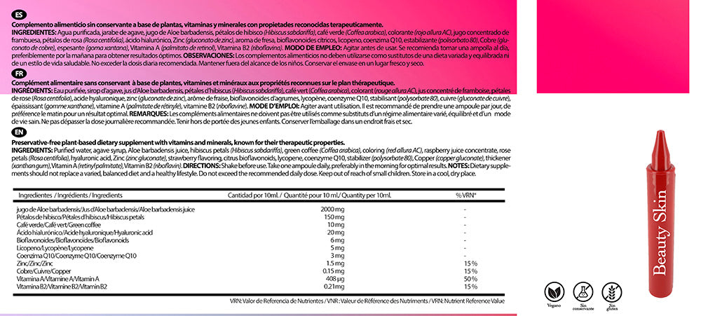 SALUDBOX BEAUTY SKIN 20 VIALES bebibles de 10M ml