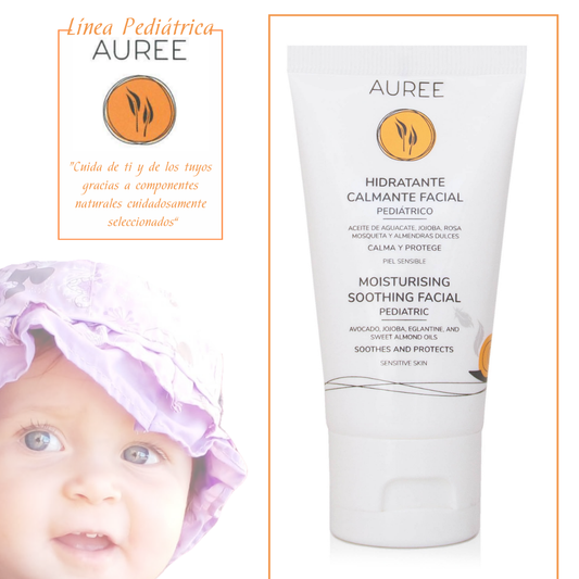 HIDRATANTE CALMANTE FACIAL PEDIÁTRICO AUREE 50ml