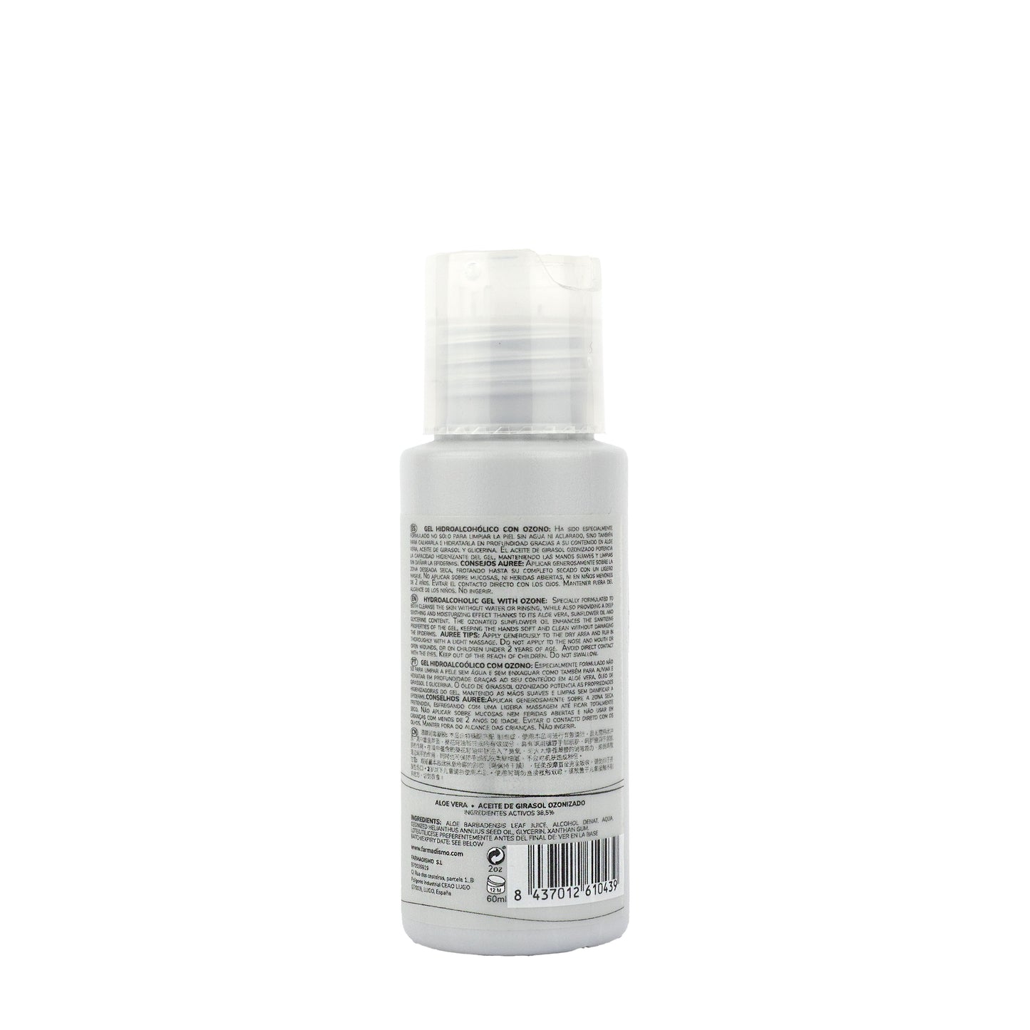 GEL HIDROALCOHÓLICO CON OZONO AUREE 60ml