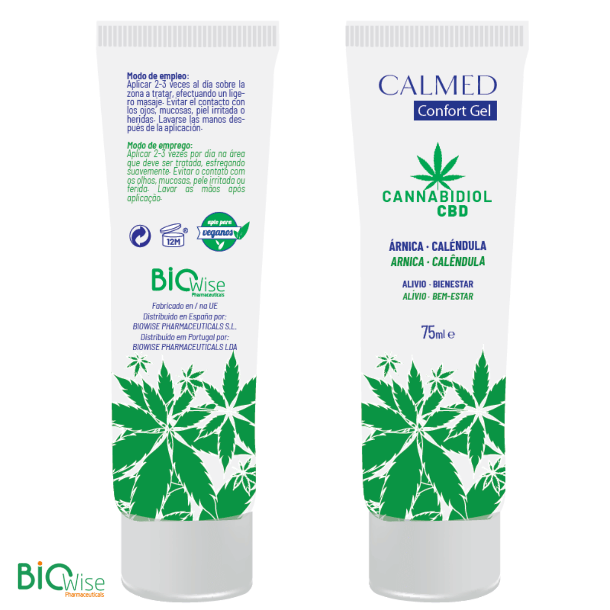 GEL CON ÁRNICA CALÉNDULA Y CANNABIDIOL LABORATORIOS BIOWISE  ALIVIO Y BIENESTAR  
COMPRA ONLINE EN 
https://parafarmaciashop.com/