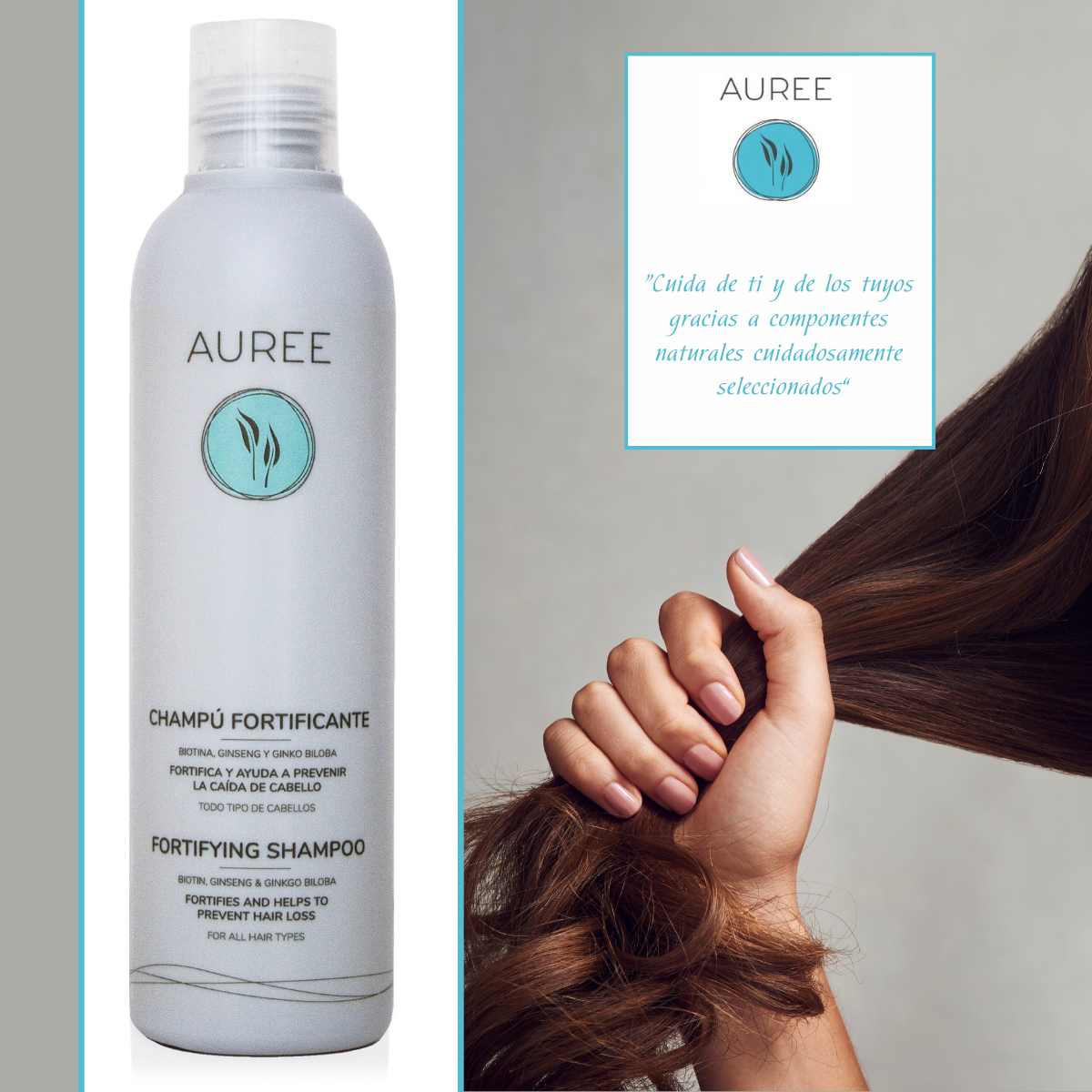 CHAMPÚ FORTIFICANTE ANTICAÍDA AUREE 250ml