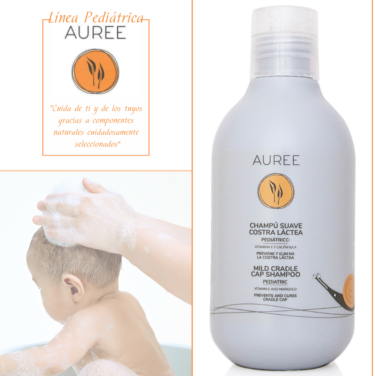 CHAMPÚ SUAVE COSTRA LÁCTEA AUREE 200ml