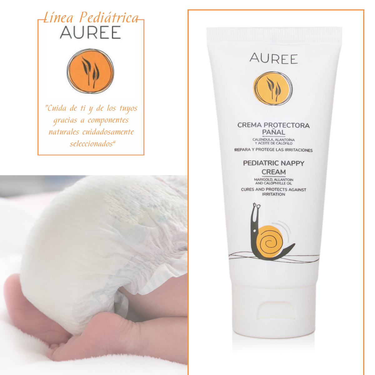 CREMA PROTECTORA PAÑAL AUREE 100ml