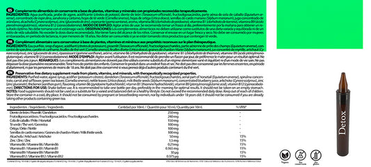 SALUDBOX DETOX 20 VIALES bebibles de 10 ml
