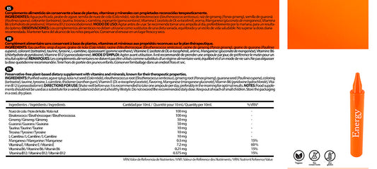 SALUDBOX ENERGY 20 VIALES bebibles de 10 ml