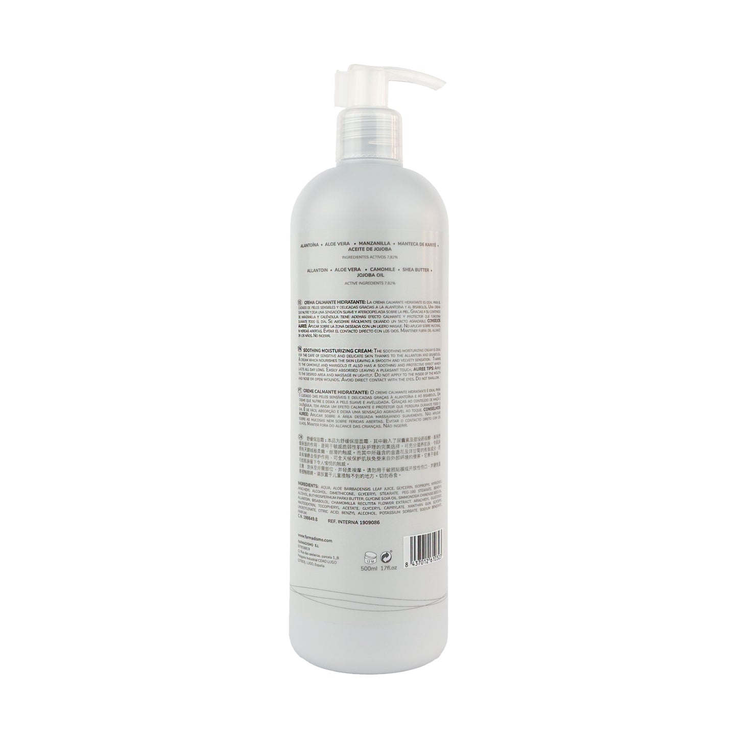 CREMA CALMANTE HIDRATANTE AUREE 500ml