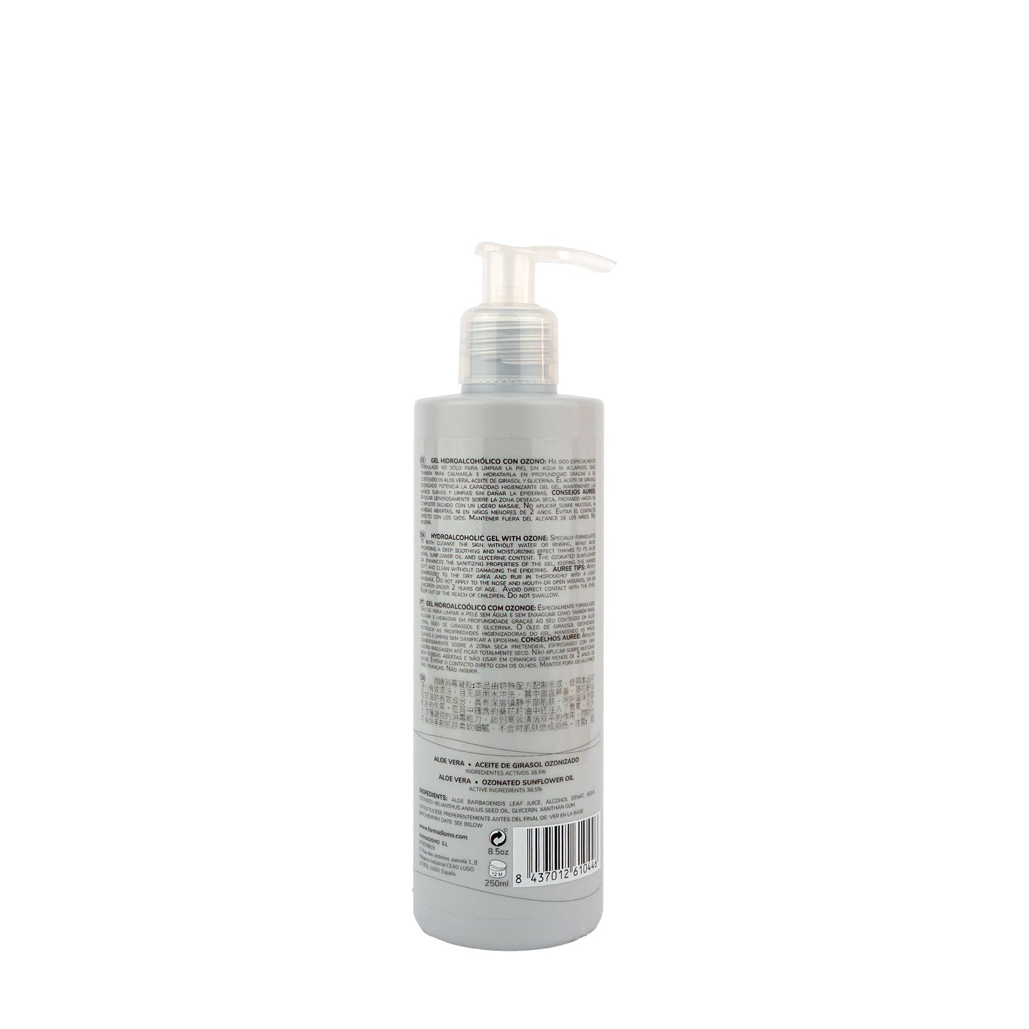 GEL HIDROALCOHÓLICO CON OZONO AUREE 250ml