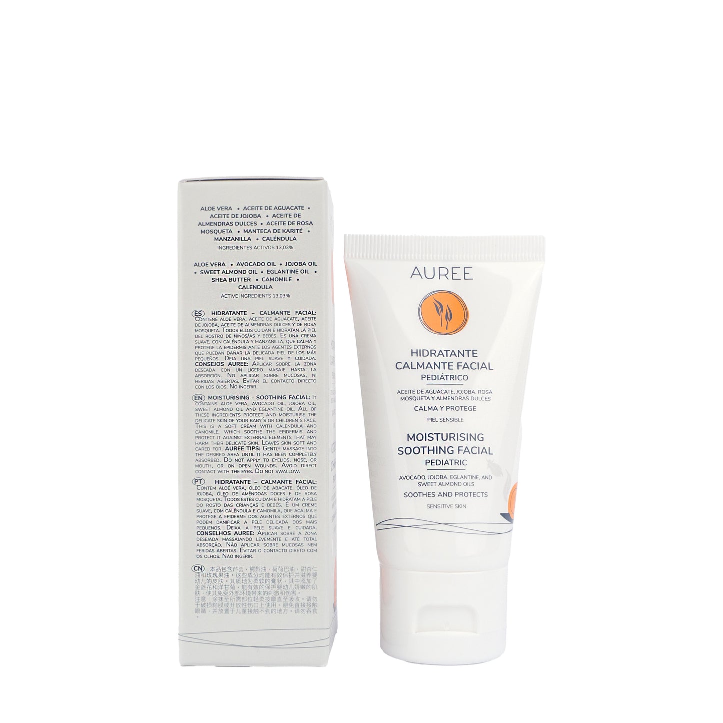HIDRATANTE CALMANTE FACIAL PEDIÁTRICO AUREE 50ml