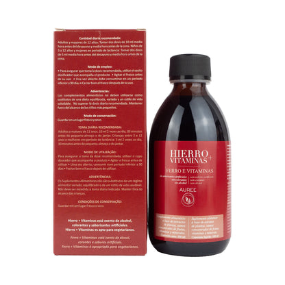 HIERRO + VITAMINAS AUREE JARABE 250ml