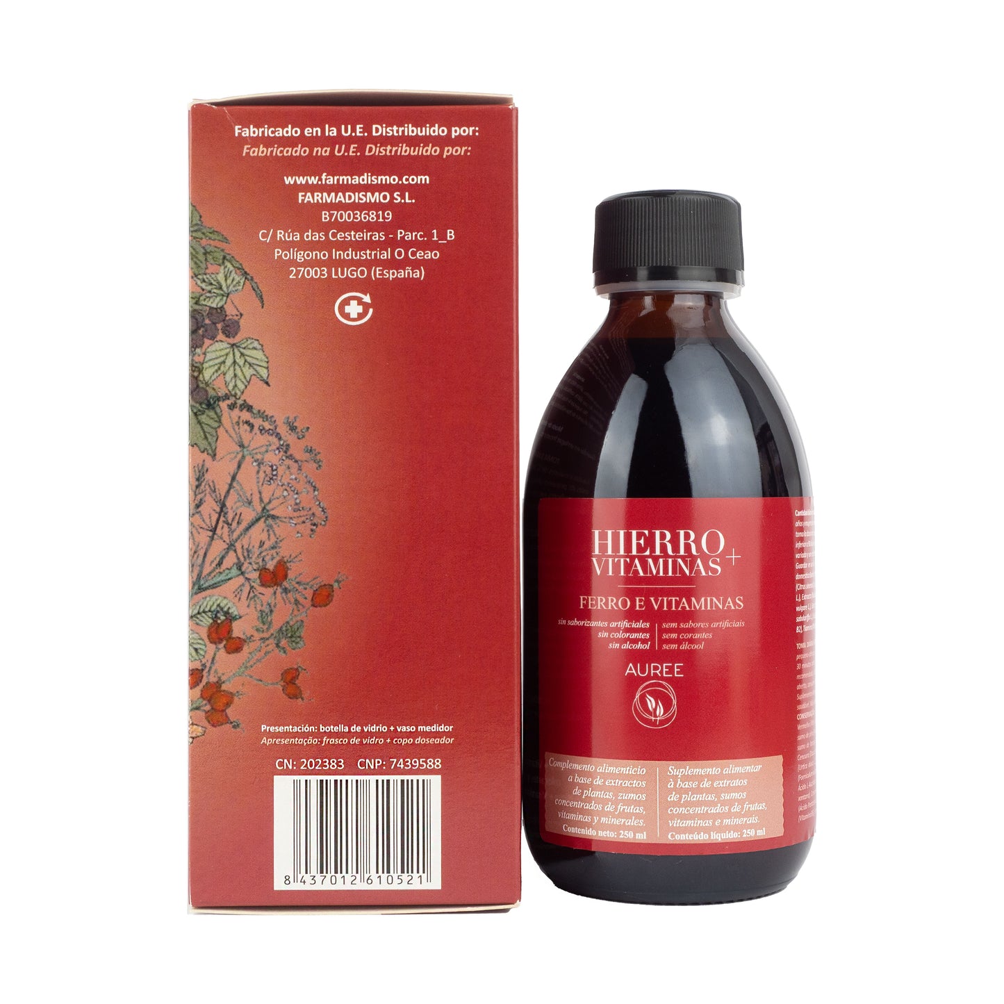 HIERRO + VITAMINAS AUREE JARABE 250ml