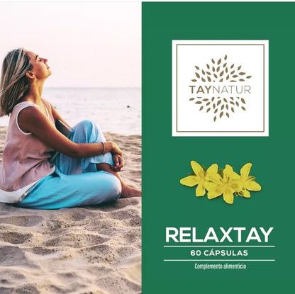 RELAXTAY LABORATORIO TAYNATUR COMPLEMENTO ALIMENTICIO NATUAL RELAJACIÓN Y MEJOR DESCANSO COMPRA ONLINE EN https://parafarmaciashop.com