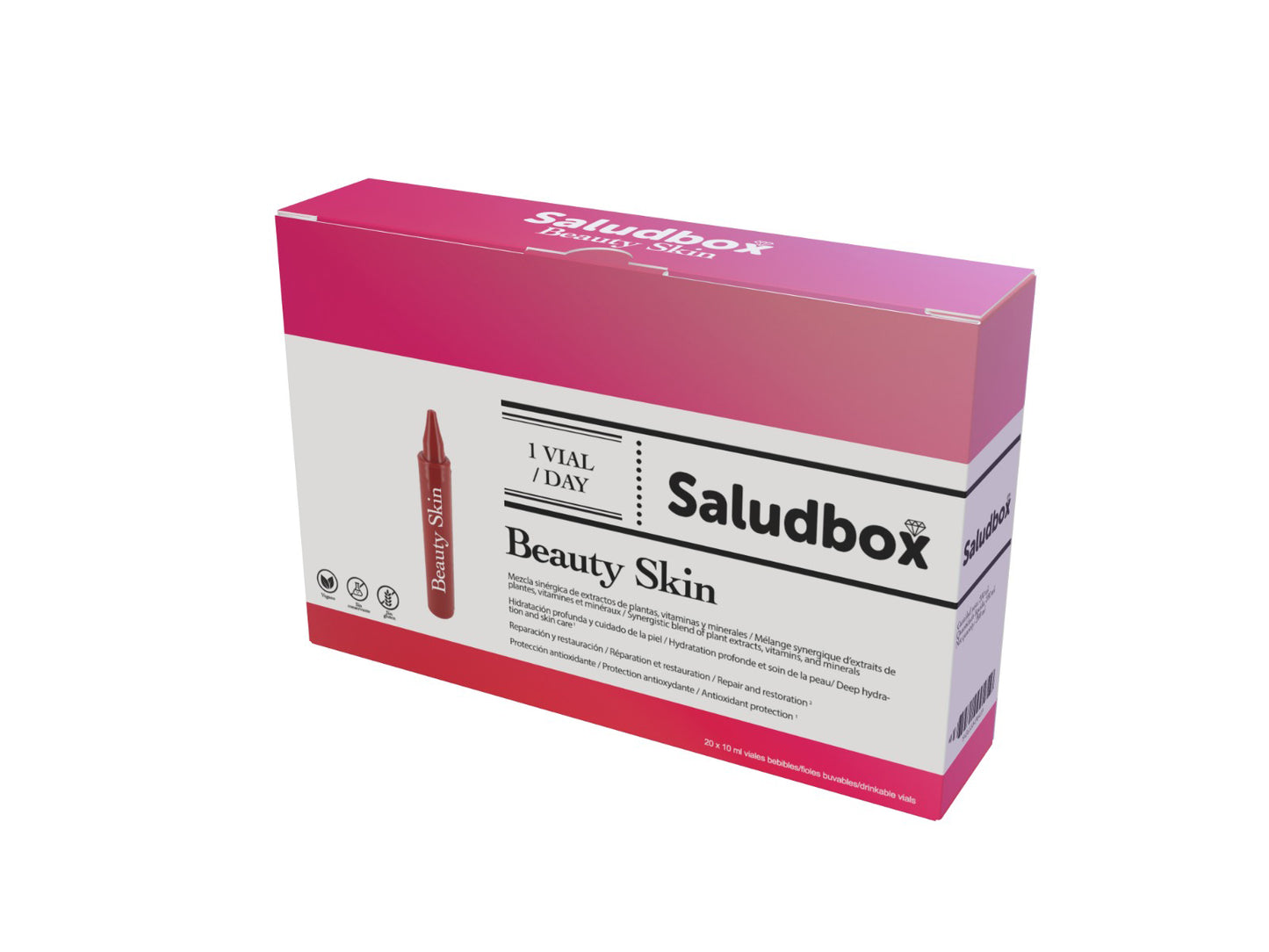 SALUDBOX BEAUTY SKIN 20 VIALES bebibles de 10M ml
