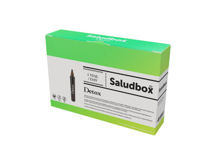 SALUDBOX DETOX 20 VIALES bebibles de 10 ml