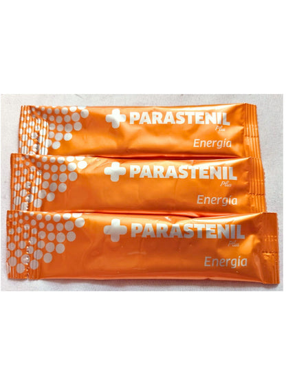 COMPLEMENTO ALIMENTICIO MÁS ENERGIA Y RENDIMIENTO PARASTENIL PLUS EN FORMATO STICK VENTA ONLINE EN https://parafarmaciashop.com/