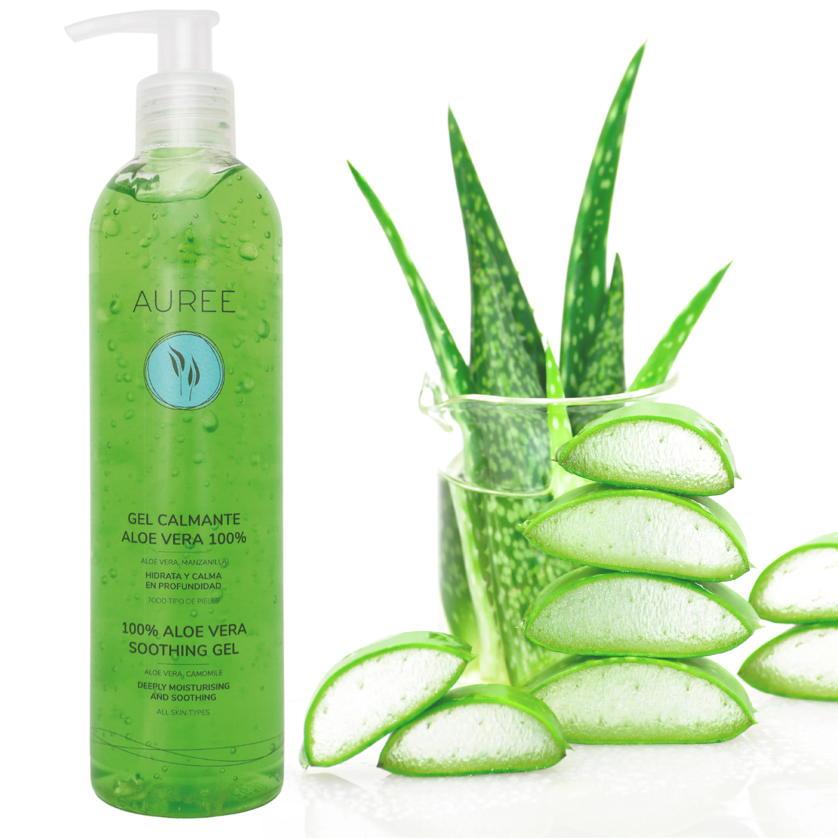 GEL CALMANTE ALOE VERA 100% AUREE 300ml