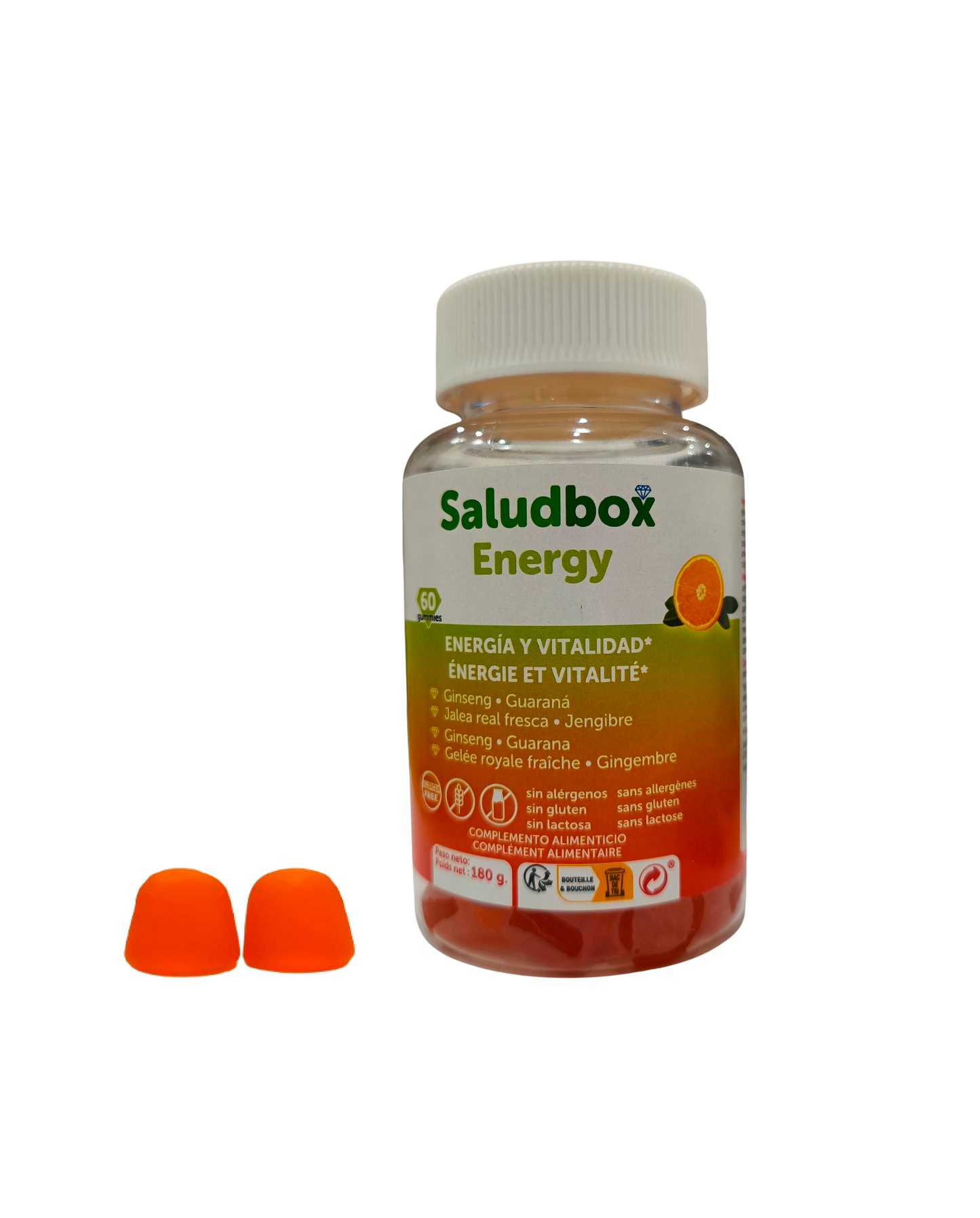 SALUDBOX ENERGY GUMMIES Funcionales 60 UD