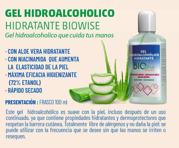 GEL HIDROALCOHÓLICO 100ml