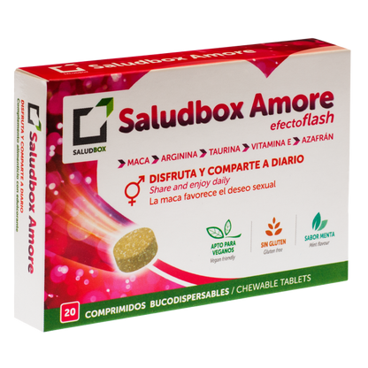 SALUDBOX AMORE 20 Comp efecto flash Desleibles UNISEX