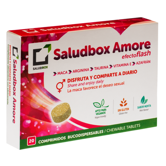 SALUDBOX AMORE 20 Comp efecto flash Desleibles UNISEX